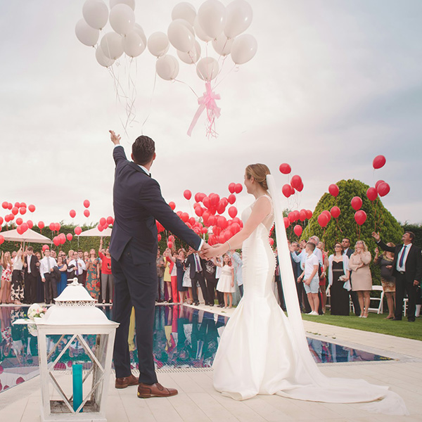 μπαλόνια γάμου