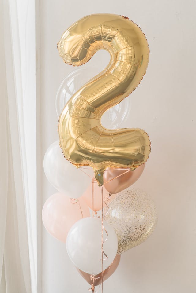 μπαλόνια γενεθλίων αριθμοί